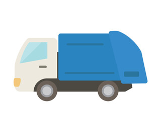 ゴミ収集車_フラット