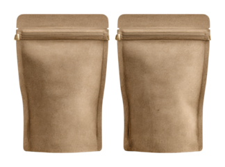 Eco-friendly packaging solutions retail store product display isolated on transparent background