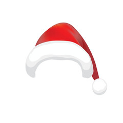 Santa Claus hat collection, vector, illustration, flat design