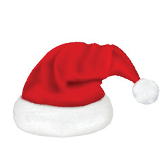 Santa Claus hat collection, vector, illustration, flat design