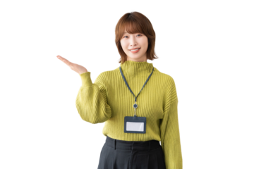 笑顔の女性・ビジネスウーマン