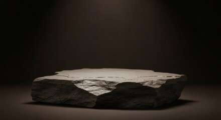 Stone Stage Spotlight on a natural stone platform with inviting display space.