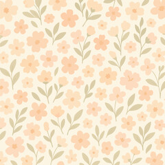 seamless pattern with flowers