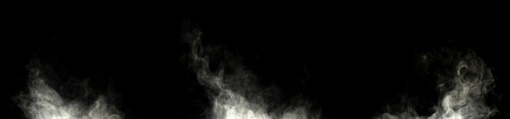set close-up of smoke steam isolated on a black background. vapor explosion texture, cinematic fog effect for motion design, visual effects, and atmosphere creation. rise cold steam smoke