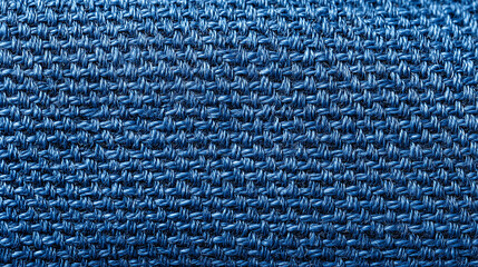 Coarse Woven Blue Fabric
