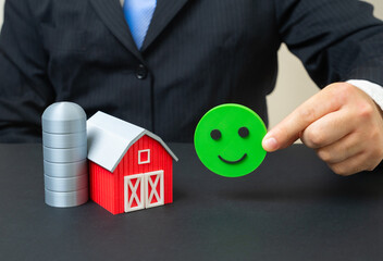 The official indicates that farming is doing well. The agricultural industry is growing, and...