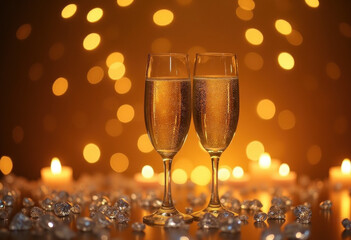 Champagne Toast for Celebration