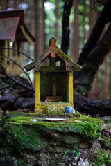 Small Empty Shrine in Abandoned Setting