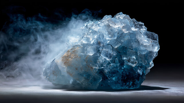 Combustible ice, or methane hydrate, is frozen methane in ice, found under oceans or permafrost, potentially easing the global energy crisis if exploited.