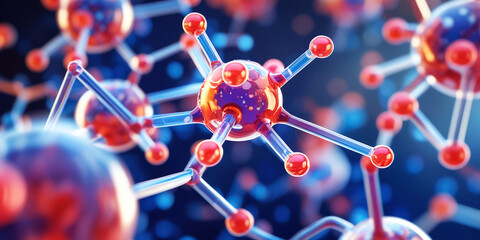 3d render of molecule