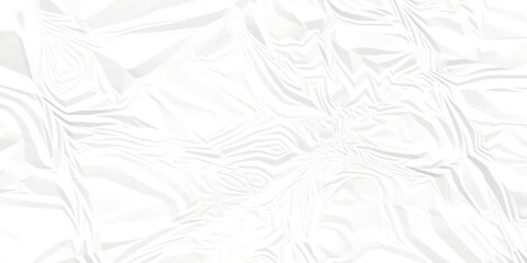 White abstract crumpled paper texture. White wrinkled paper texture. White paper texture. White crumpled and top view textures can be used for background of text or any contents .	
