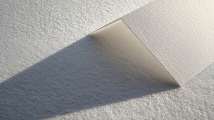 Minimalist abstract concept with textured paper and shadows in natural light,National Letter Writing Day