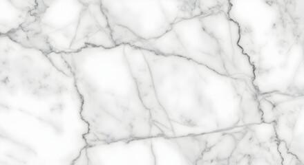 Naklejka premium distressed white marble with extensive grey veining, fractured natural stone pattern for rustic-chic interiors, industrial design, and textured backgrounds