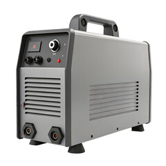 Fototapeta premium Portable welding machine isolated on transparent background for metalworking use