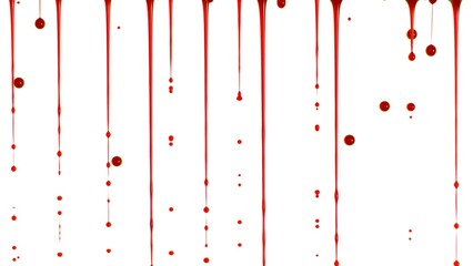 Blood Splash in Freeze Motion . Isolated on White Background