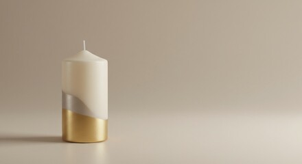 Elegant candle design for all saints’ day celebration and memorial decor
