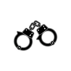 handcuffs isolated on white