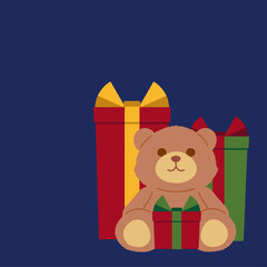 クリスマスプレゼントのイラスト