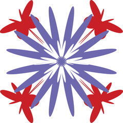  a black and white geometric pattern that resembles a mandala or a mosaic. It is a type of decorative design often used in art and various crafts. 