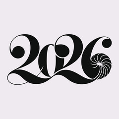Happy New Year 2026 Design.