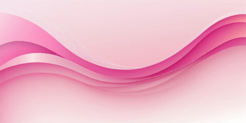 Abstract pink wave background with flowing lines and soft light