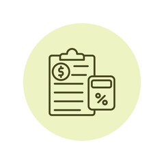 Budget Planning pentaglow , vector, pixel perfect, illustrator file 
