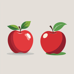 Flat minimalist vector for National Apple Day featuring apple baskets, orchard scenes, sliced apples, pie, cute characters & nutrition awareness posts