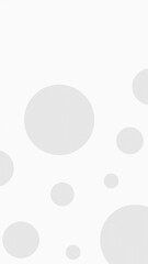 Minimal White Abstract Circles Mobile Background. Clean Subtle Bubble Wallpaper

