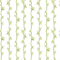 bamboo, pattern, watercolor,