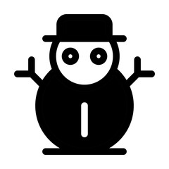 Snowman Icon Filled