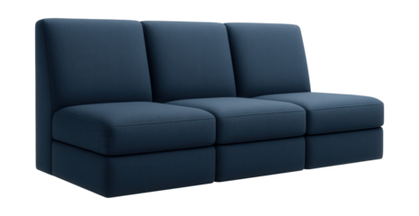 Sturdy modular sofa for a university lounge, providing flexible seating for students.