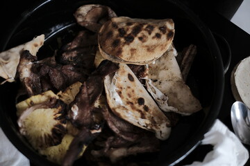 Asado en Mexico, tacos dorados con carne