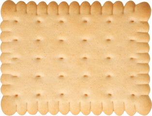 Biscuit isolated on white background