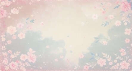 Soft blurred Y2K floral vintage backgrounds featuring dreamy pastel tones, nostalgic aesthetics, and gentle retro-inspired textures.
