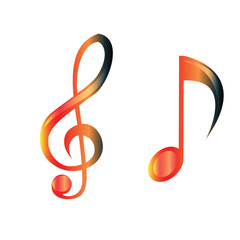 Obraz premium Vector Illustration of an Abstract Music Design