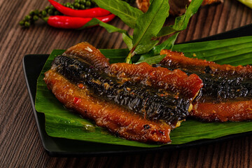 Gourmet Grilled fresh eel fish