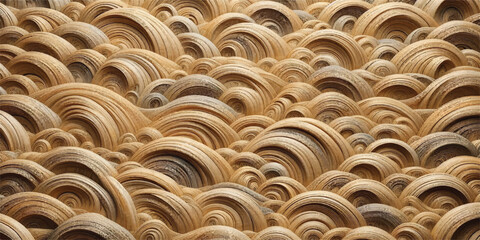 A background texture is displayed, featuring a ripple pattern constructed from the arrangement of straw-like material.