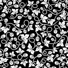 Vintage Floral Pattern, Seamless Background.