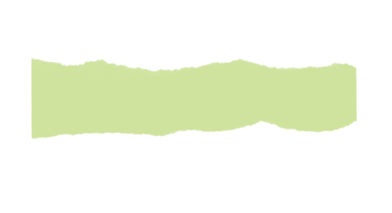 green torn paper