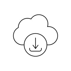 Search Bar icon outline editable stroke line drawing eps