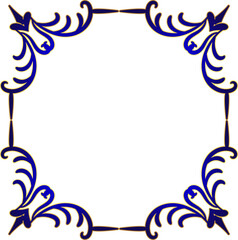 Modern Blue Gold Card Design