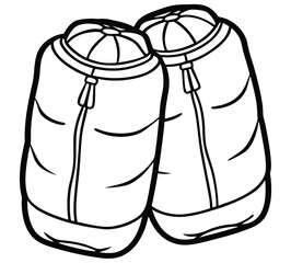 Double Sleeping Bags for Couples or Two Campers A Cozy and Comfortable Outdoor Adventure Essential for Shared Comfort, Designed for Two People