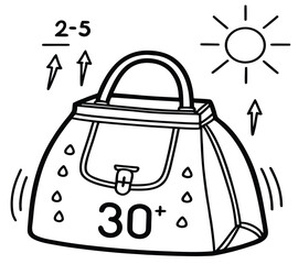 vector illustration of a kettle on white background