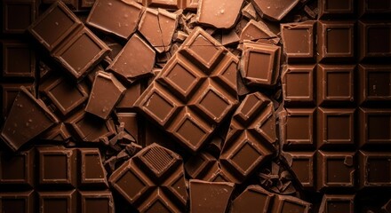 Decadent Broken Milk Chocolate: Rich Textures, Deep Hues, and Dramatic Lighting
