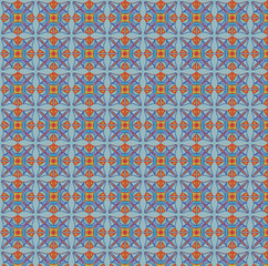 Fototapeta premium You can use the pattern I drew in the program I created on wallpaper, fabric and ceramics. 