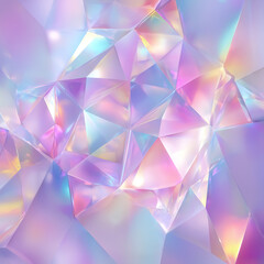 Obraz premium Holographic Diamond Gradient