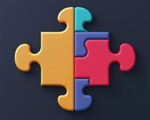 Puzzle infographic connecting economy, interest rate, and exchange value