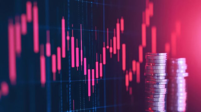 Vector infographic of daily currency exchange fluctuations