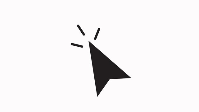 cursor  icon animation simple flat