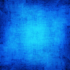 Grunge blue background with space for text